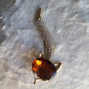 Fox Brooch Pin